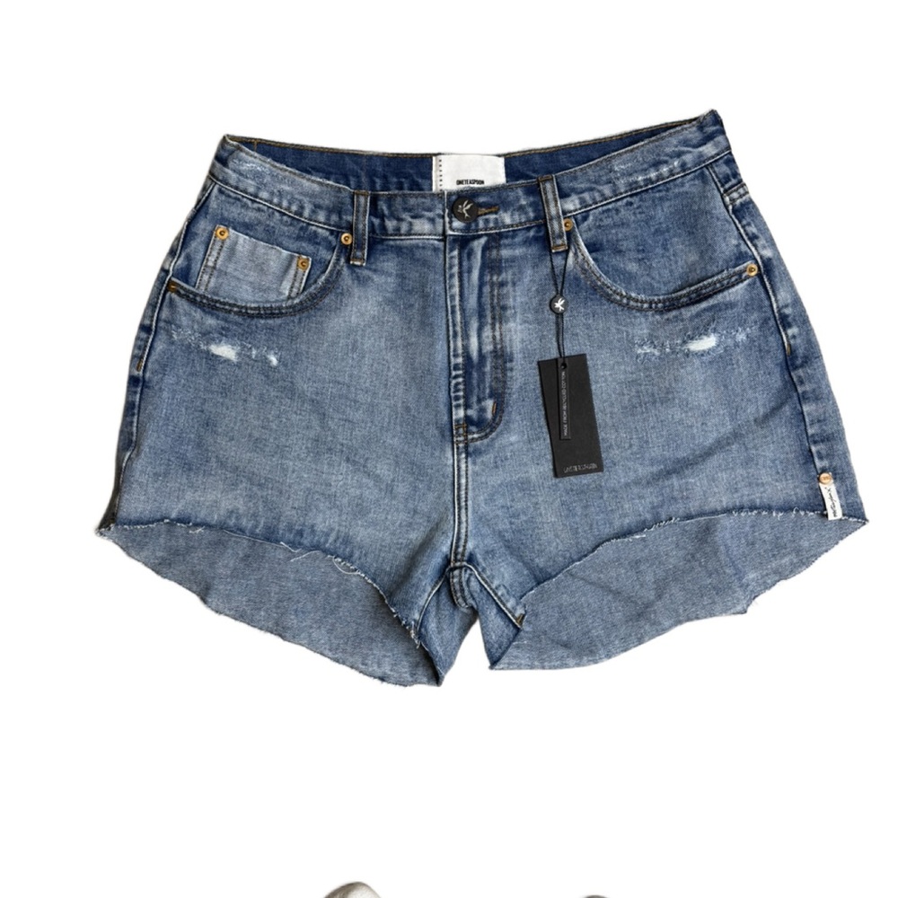 Oneteaspoon Women’s Truckers‎ Berlin Blue Jean Shorts S. 32 $110